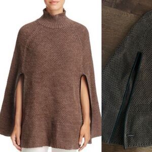 Lauren Ralph Lauren - Turtleneck Honeycomb Capelet